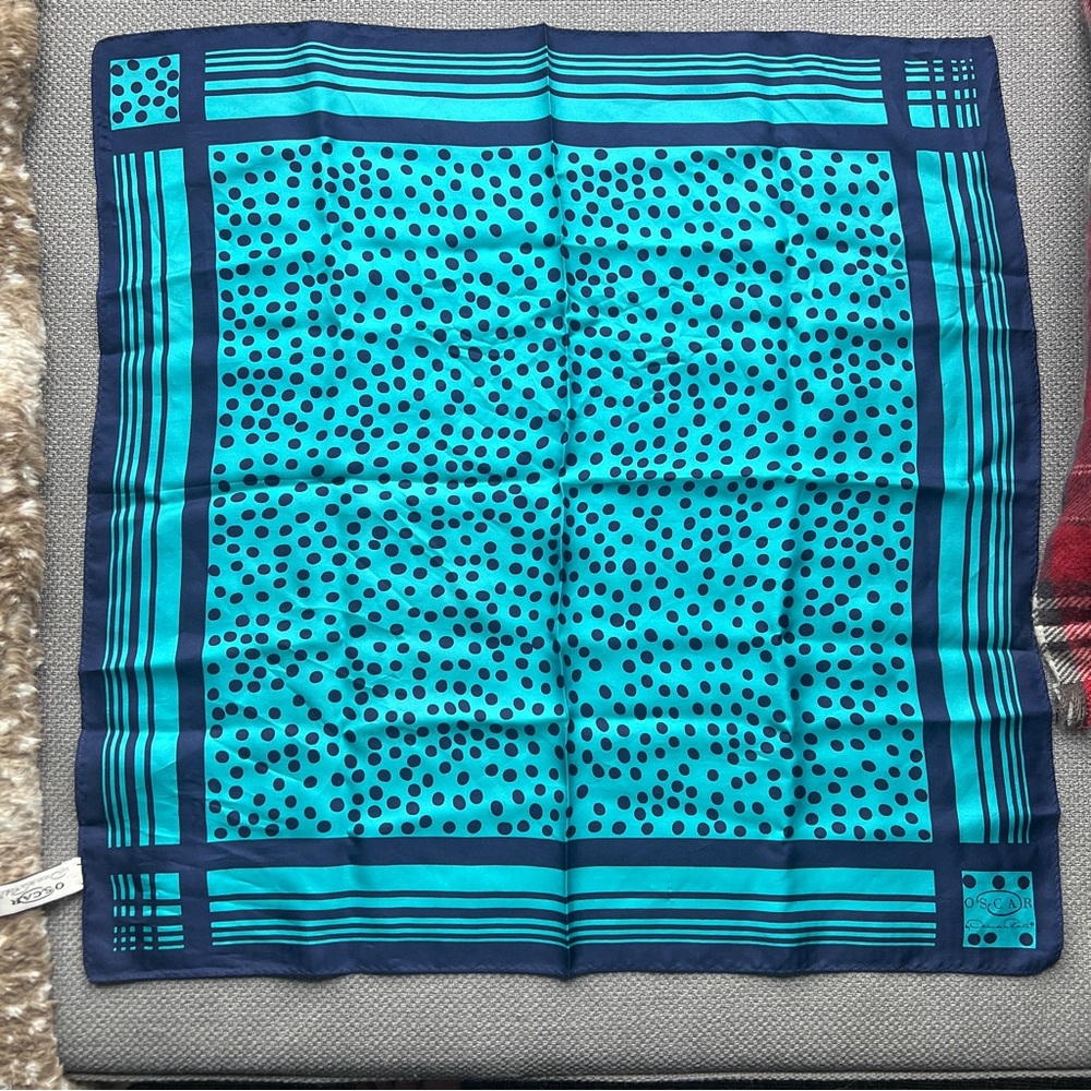 Oscar De La Renta Silk Square Scarf